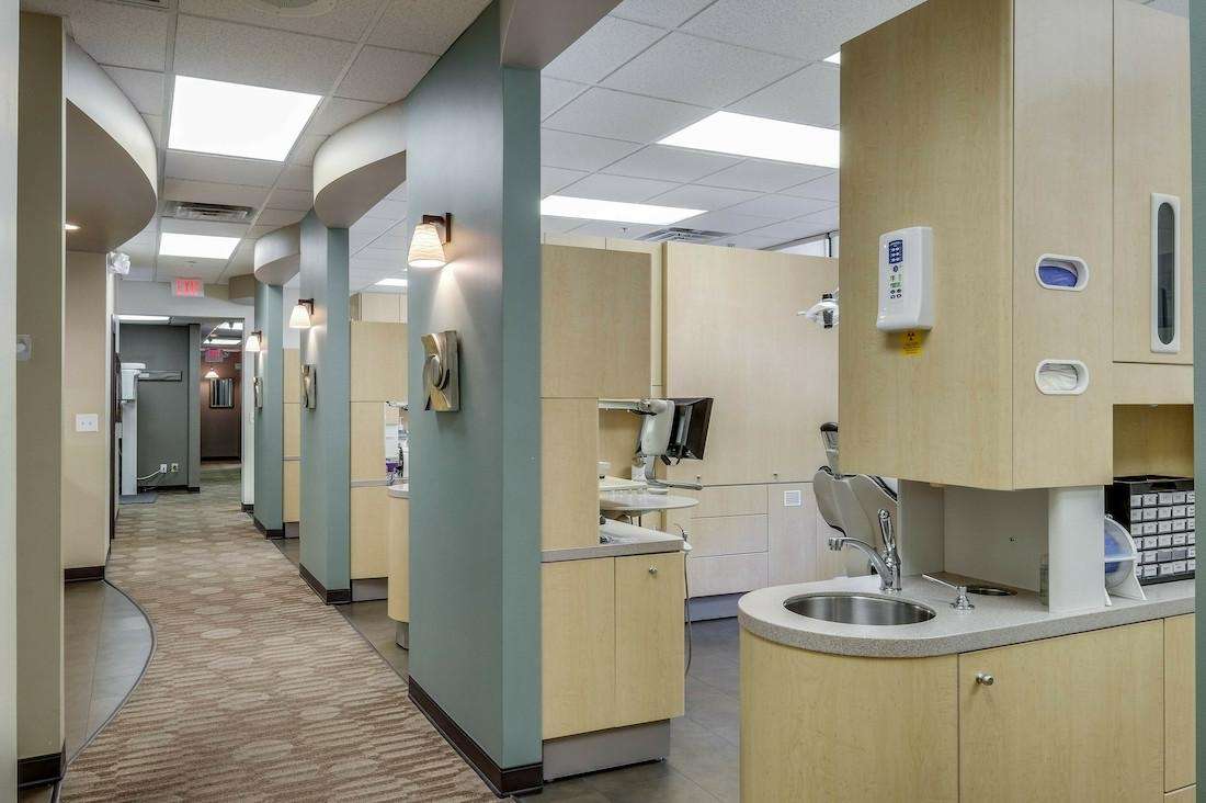 interior hallway of dentist office | poff dental associates